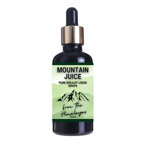 Shilajit Liquid Drops Gotas líquidas de Shilajit puro 30ml Tinte de viaje.Jugo de montaña potente y potente,resina mineral ayurvédica natural.Alta resistencia para la resistencia,fúlvico del Himalaya