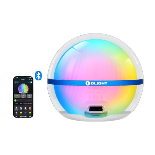 OLIGHT OLIGHT Sphere C Smart Night Light, RGB Dimmable, USB-C Rechargeable, White