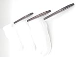 Ticoland Colador (Bolsa),Costa Rica Handmade Reusable Flannel Cloth Coffee Filter,Coffee Sock with Wooden Handle-3 Pack (Size: 2 Medium, 1 Large),Handle Color: Mahogany