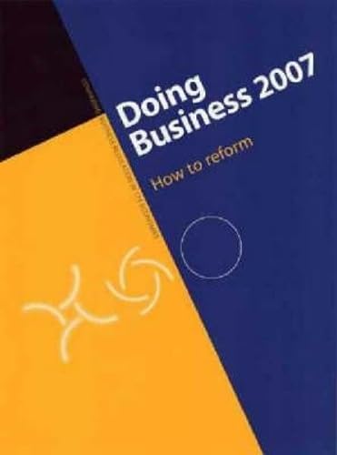 Buy Doing Business 2007: How to Reform โ BookShops.in