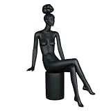 👗 Manichino opaco: il manichino completo opaco ha una linea del corpo perfetta, assicura di attirare più clienti per la tua attività. Esibisci il tuo miglior abbigliamento alla moda con questo manichino.