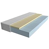 AM Qualitätsmatratzen - Visco-Matratze 90x200cm -H2 - Hochwertige Matratze mit 4cm Visco-Auflage - 20cm Höhe - Made in Germany