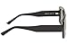 Balenciaga Square/Rectangle Sunglasses Black Black Grey Luxury Eyewear Made In Italy Acetate Frame Designer Fashion for Everyday Luxury