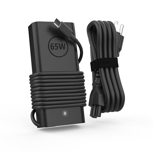 New Slim 65W Type C USB C Laptop Charger Fits for Dell Laptop Charger USB C
