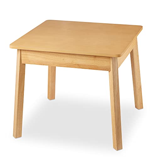 Melissa & Doug Natural Wood Square Table – Perfect for Playrooms & More!