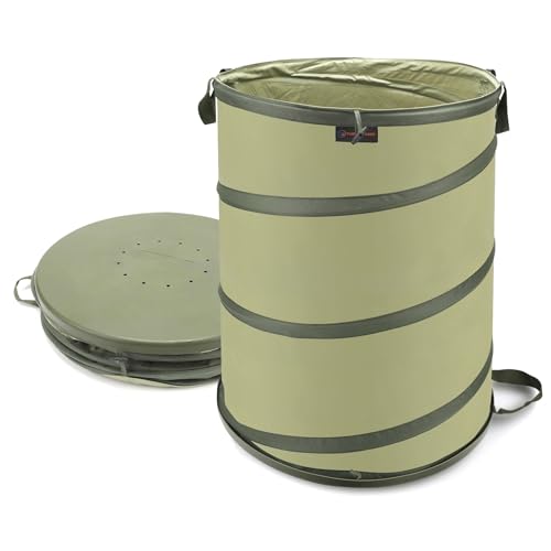 YUDI & GARDEN 45 Gallon Hard Bottom Collapsible Garden...