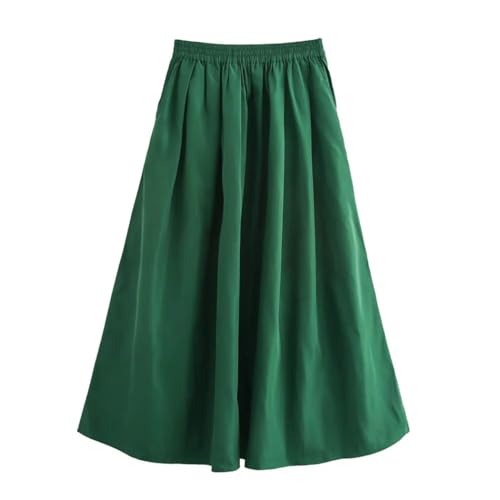 Ensemble 2 pièces femme jupe longue évasée taille haute anti-complexes