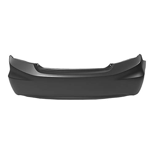 MBI AUTO - Painted to Match, Rear Bumper Cover for 2012 Honda Civic Sedan & Hybrid 12, HO1100272