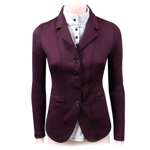 Veste de compétition confortable légère et ajustée pour cavalier