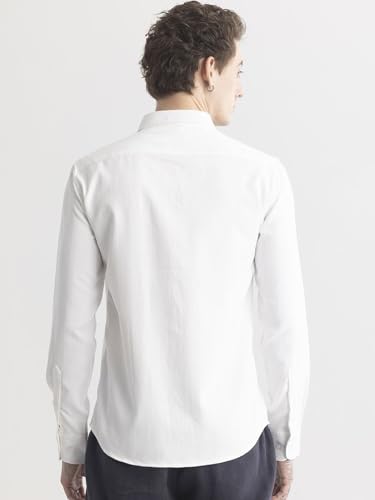 Image of Men's Casual Plain Solid Stylish Formal Plus Size Satin Shirt for Men