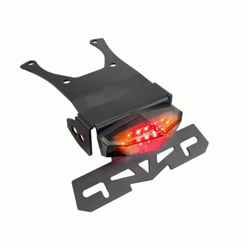 Support de plaque d'immatriculation moto CRF 250L avec feu stop arrière LED encastré