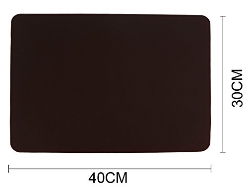Sets de table en silicone chic café mat lavables durables