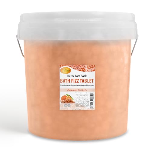 SPA REDI - Bath Fizz Tablets - Mandarin Scented - 2500 Tablets - 3 Gal Pail