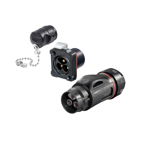 Connecteur M24 inversé 3 broches étanche en plastique sans soudure pour installation aviation