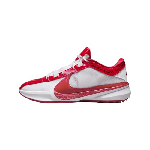 Nike Giannis Freak 5 ASW Men's Basketball Shoes (FV1933-600, University Red/Bright Crimson/White) Size 11