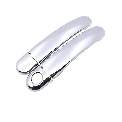 QWQTHGS Car Exterior Door Handle Cap for TT (8N) 1998-2006 MK1 Chrome Door Handle Cover Catch Trim Set Car Styling Accessories(A)