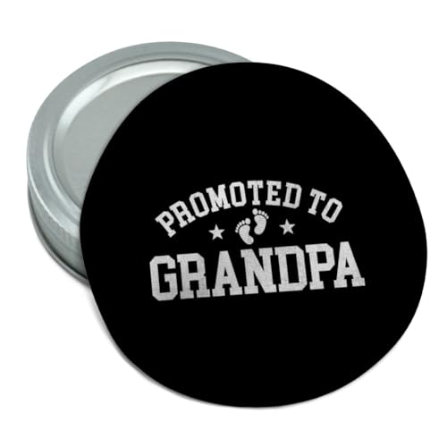Graphics & More Promoted to Grandpa Straight Round Rubber Non-Slip Jar Gripper Lid Opener
