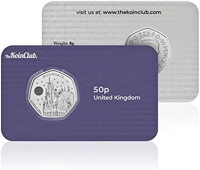 Royal Mint Harry Potter Hogwarts School Witchcraft and Wizardry BU 50p Coin 2023