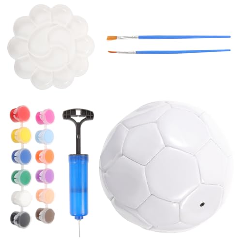 Balón de fútbol para pintar Mikinona DIY con superficie personalizable
