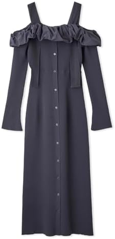 Amazon.co.jp: [スナイデル] フリルドッキングオフショルニット