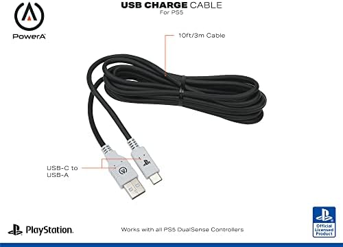 PowerA USB-C Cable for PlayStation 5 - 1