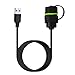 RONINRINGRTI 55Kc Industrial Usb3.0 Male to Female Panel Mount Cable Nylon Housing Highly Temperature Resistant 5Gbps Syncing 100Cm Cable