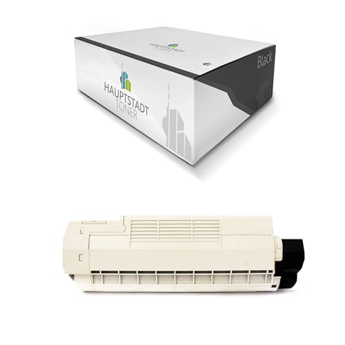 HAUPTSTADT TONER Tóner compatible para Oki C5650 C5750 sustituye a 43865708 negro