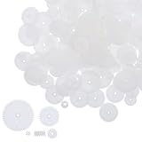 LALAFINA プラスチック製プロジェクト用多機能歯車 向け 修理 模型製作に 耐摩耗性 交換可能パーツ多含む約入り ラン カラー