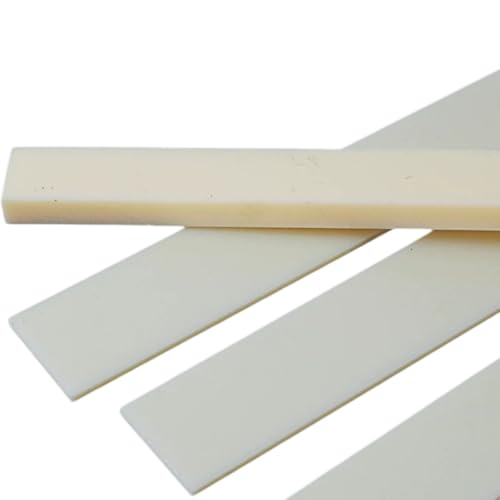 Barras planas de plástico ABS beige de 500x120x2mm pack de 2 piezas para proyectos 2
