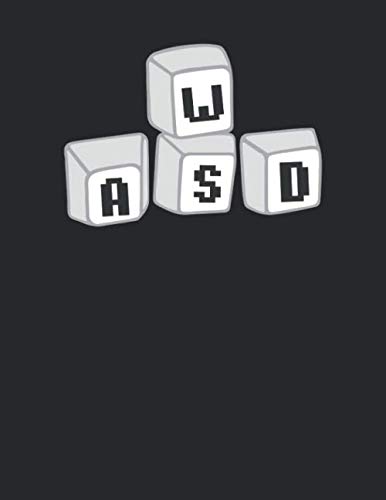 Notizbuch: für Gamer ♦ über 100 Seiten Dot Grid Punkteraster für Strategien, als Planer oder für Notizen für alle PC oder Konsolen Spieler ♦ Jounal A4+ Format ♦ Motiv: WASD (German Edition)