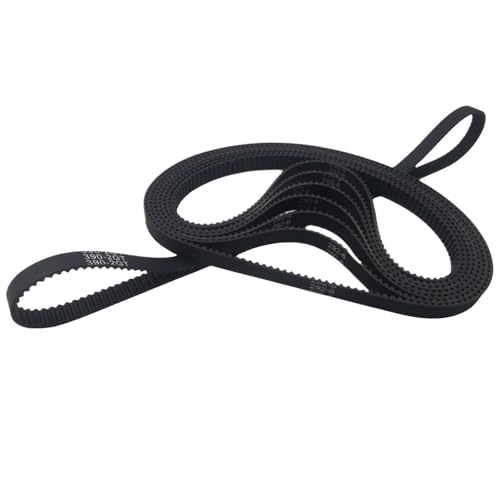 Courroie GT2 2mm pas plus de saut de dent avec cette bande en caoutchouc 372mm