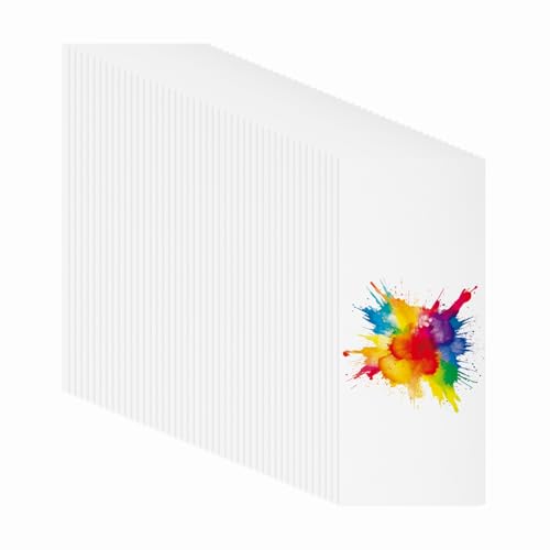 Papel de acuarela prensado en frío de algodón PATIKIL 140 lb 300 GSM hojas 3x7 de grano fino
