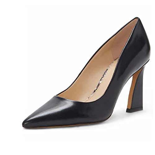 FSJ Women Elegant Pointed Toe Special High Heel Pumps Slip On Comfortable Casual Dress Office Shoes Size 4-15 US