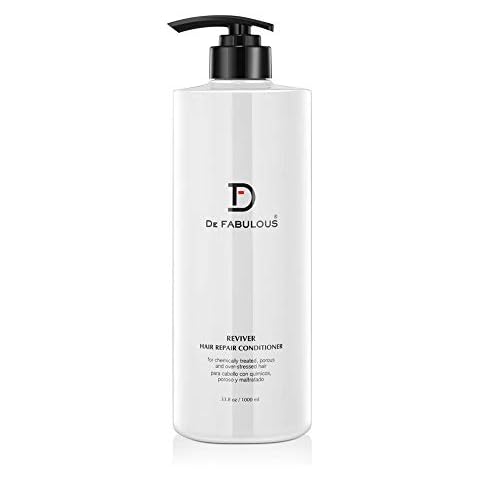 De Fabulous Reviver Hair Repair Conditioner (for chemically treated, porous and over-stressed hair) sulfate free (33.8 fl oz) by de Fabulous Cover