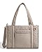 BAGSMART Small Tote Bag for Women, Lightweight with Zipper, Crossbody Purses for Travel Work College, Camel