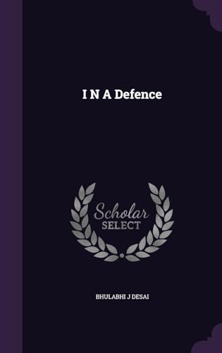 I N A Defence 1341722570 Book Cover