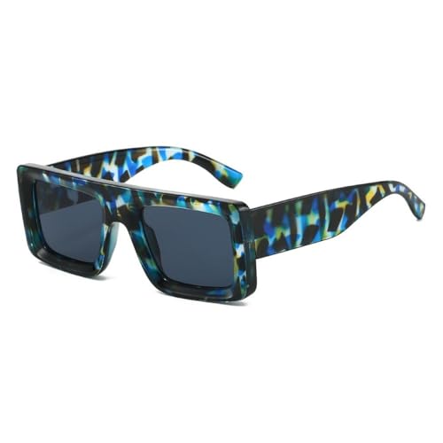 Lunettes de soleil rétro écaille avec design personnalisé style Y2K unique