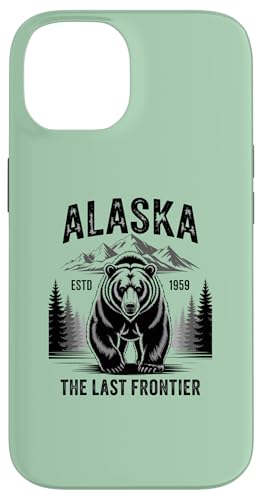 Alaska Retro Sunset Mountain Scene Scenic Outdoor �X�}�z�P�[�X iPhone 14 �p