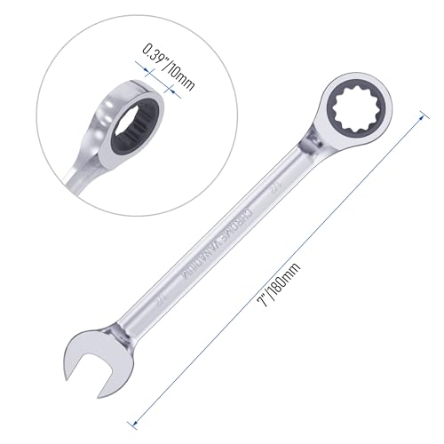 Image of 1 /2 Inch Ratcheting Combination Wrench SAE