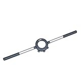 Groz Professional Die Stock Holder | Suitable for 1-1/2 inch Round Dies | All Steel Construction (09113)