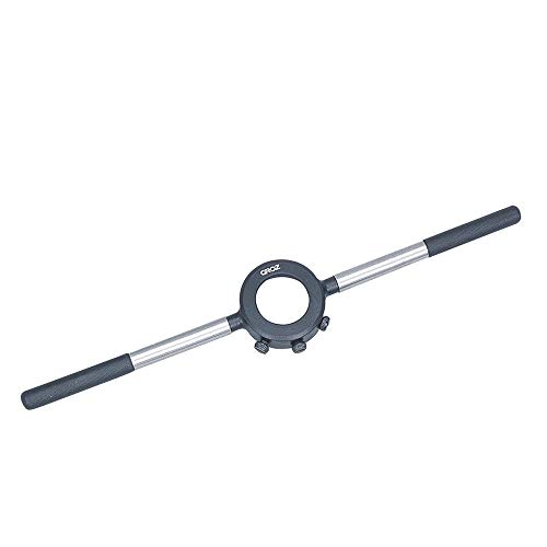 GROZ Professional Die Stock Holder | Suitable for 1-1/2 inch Round Dies | All Steel Construction (09113)