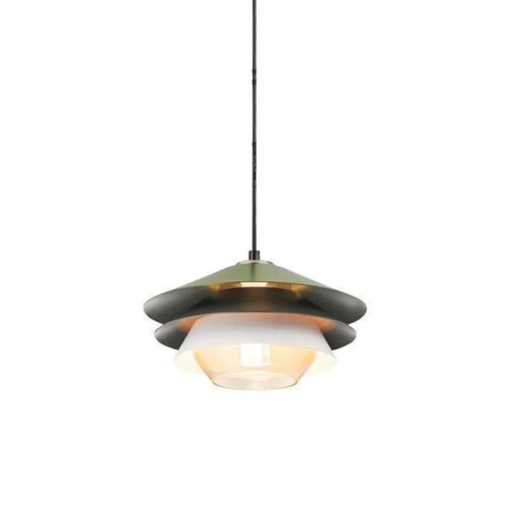 Lámpara colgante LED E27 de cristal con tres luces para dormitorio y salón