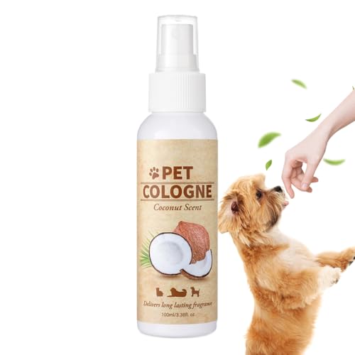 Perfume Para Perros, Spray De Perfume De Perro - Papeo De Mascotas De 100 Ml Para Perros Malodorantes | Olor De Eliminación De Colonia Para Cachorros De Gatitos, Gato Dura