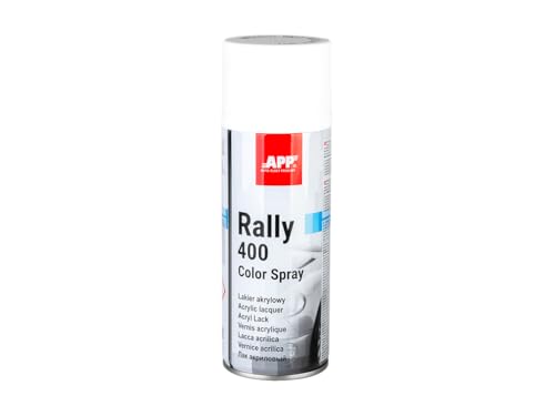 APP Rally 400 Color Spray - Bombe de peinture blanche maté | Peinture acrylique en spray | Bombe peinture blanc mat pour toutes les surfaces avec une haute...