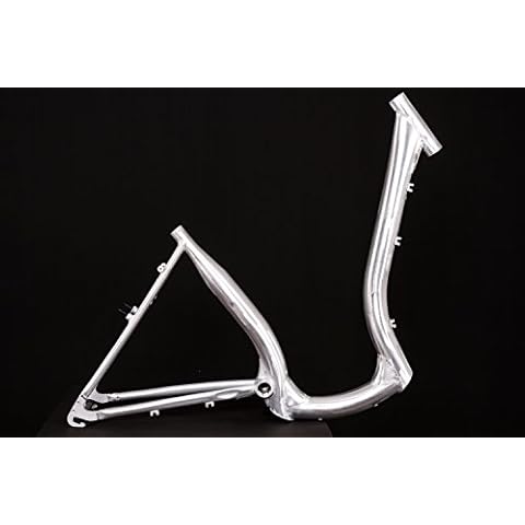 MIFA 28" Zoll Alu Damen Fahrrad Rahmen City Tiefeinsteiger Easy Boarding Rh 46cm roh unlackiert A Head 1 1/8 Cover