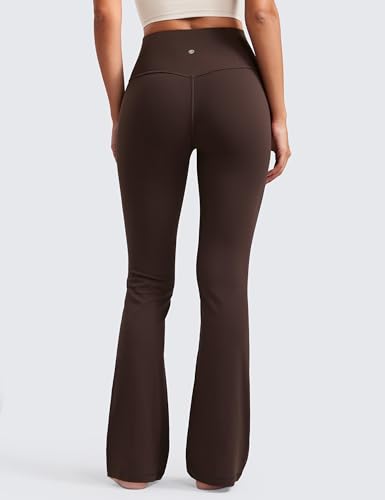 Image of CRZ YOGA Butterluxe Flare Leggings 29 inch /30.5 inch /32 inch /33.5 inch | Extremely Soft, Gentle Compression, Yoga, Casual, Back Hidden Waistband Pocket, High Waist, for Women