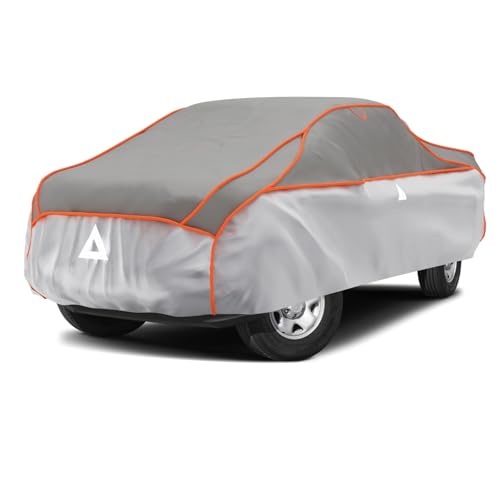Image of Hail Cover for Truck with Thick Multi-Layered EVA | Gift Windshield Sun Shade | Hail Protector Truck Cover Custom Fit Ford F250 Dodge RAM 2500 Chevrolet Silverado 1500 Crew cab Long Bed etc.
