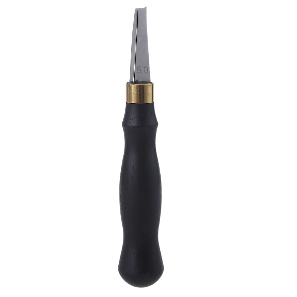 Herramienta de crimpado de cuero para modelado de costuras y biselado poco profundo en piel