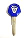Motor_pro Blue Blank Key Uncut Blade for Yamaha YZF R1