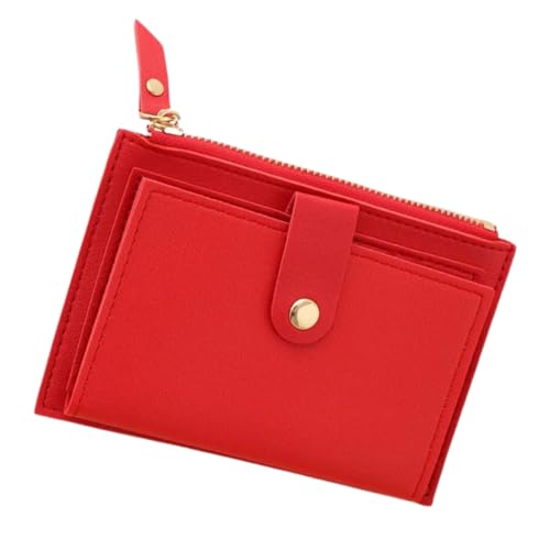 Carteira Feminina Porta Cartão bolso para moedas com zíper em Couro PU modelo pequeno, cartões de crédito, slim luxo.